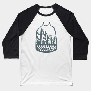 Terrarium Cactus and Succulent Houseplants Baseball T-Shirt